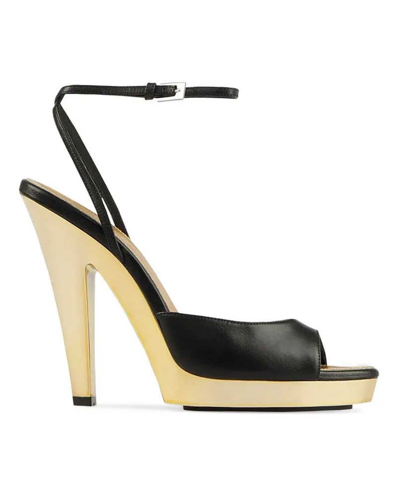 Paris Texas Gala Pumps mit Plateau - Schwarz Schwarz