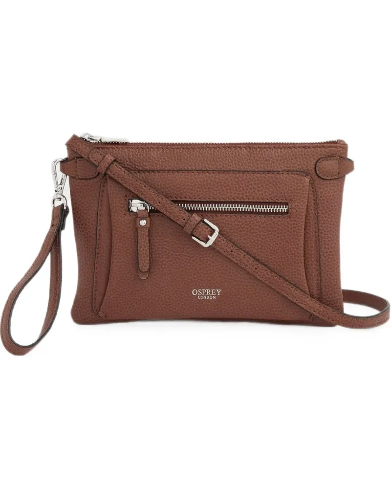 Osprey Ruby leather crossbody bag - Braun Braun