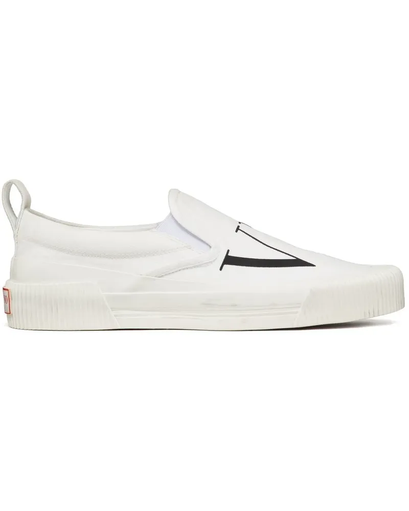 Valentino Garavani VLTN Slip-On-Sneakers - Weiß Weiß