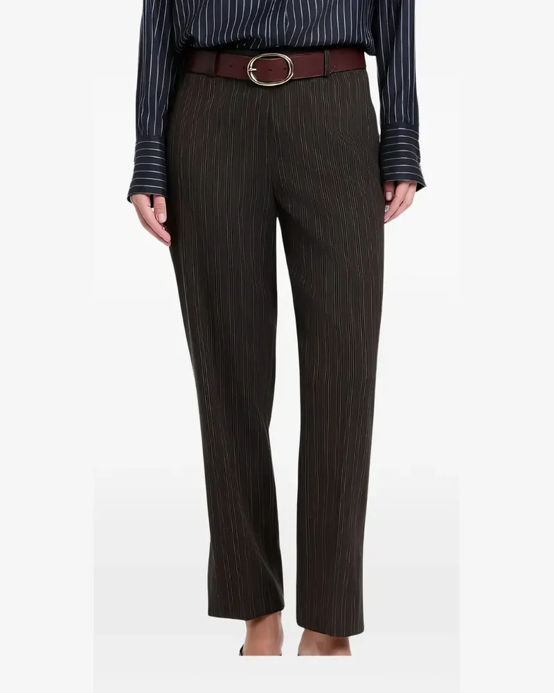 TWP Roberts Hose mit Nadelstreifen - Braun Braun