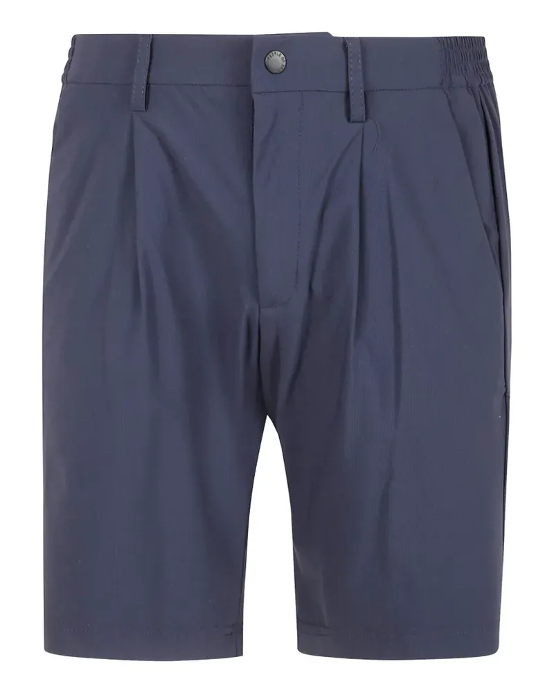 People of Shibuya pleated bermuda trousers - Blau Blau