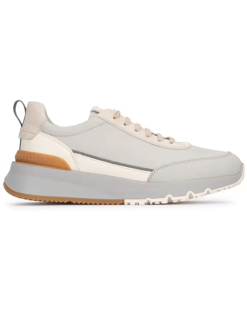 Brunello Cucinelli Vitello Sneakers - Grau Grau