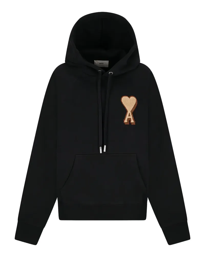 AMI Paris Ami De Coeur hoodie - Schwarz Schwarz