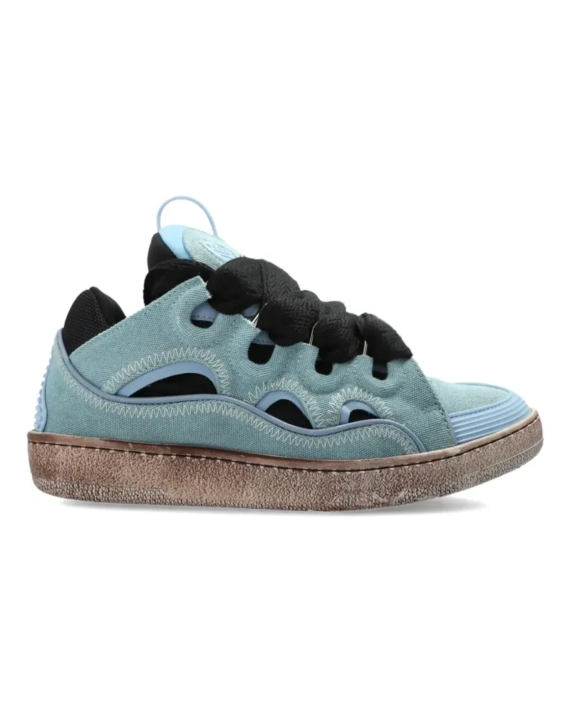 Lanvin Curb Sneakers mit Einsätzen - Blau Blau