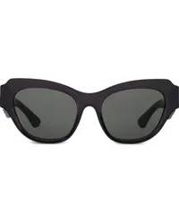 Burberry Sonnenbrille mit eckigem Gestell Schwarz