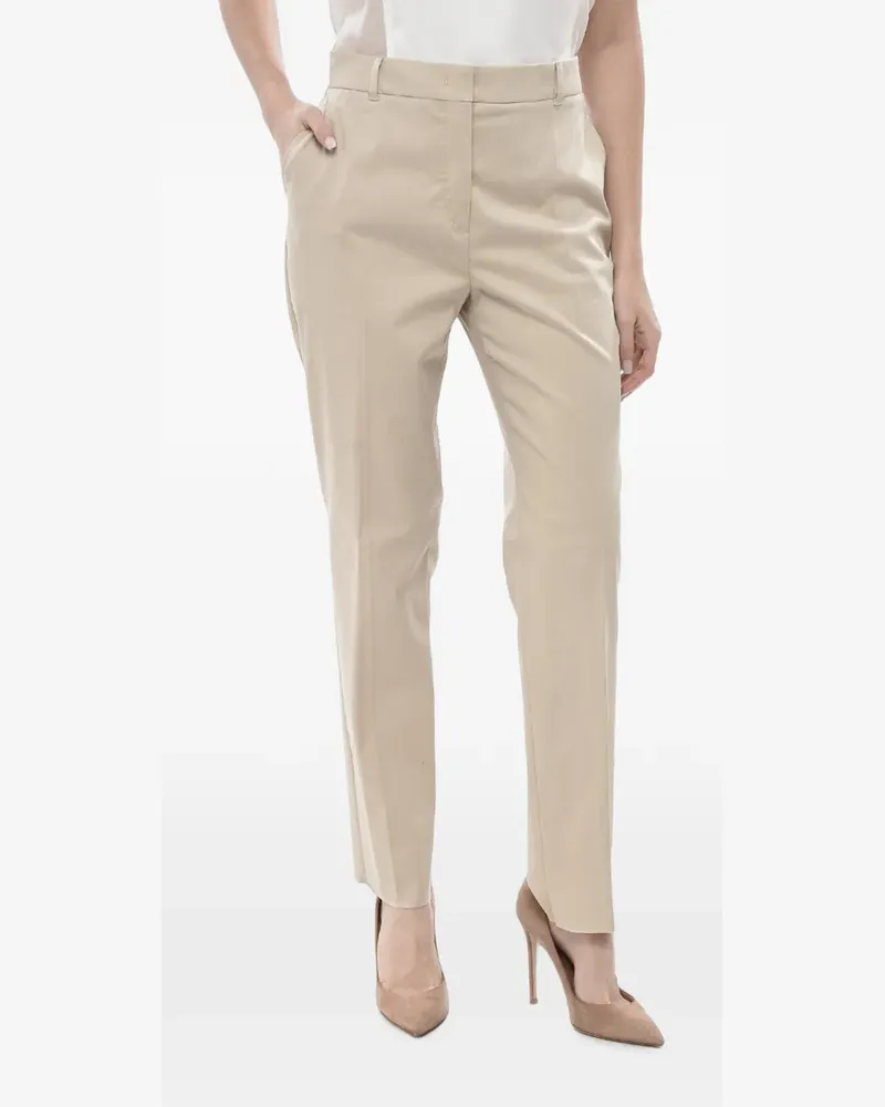 Max Mara stretch-cotton trousers - Nude Nude
