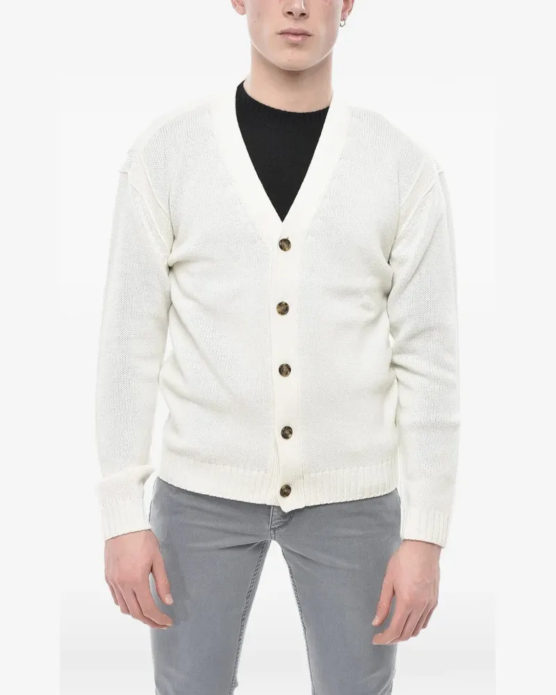 Paolo Pecora Milano V-neck cardigan - Nude Nude