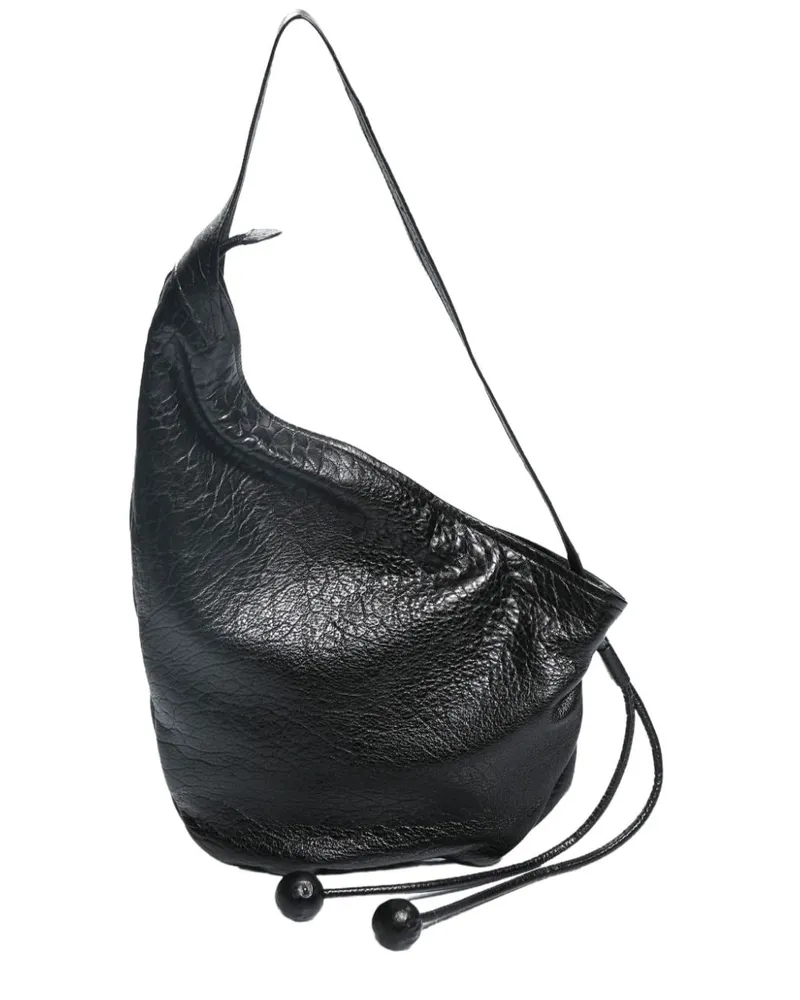 Marni asymmetric shoulder bag - Schwarz Schwarz