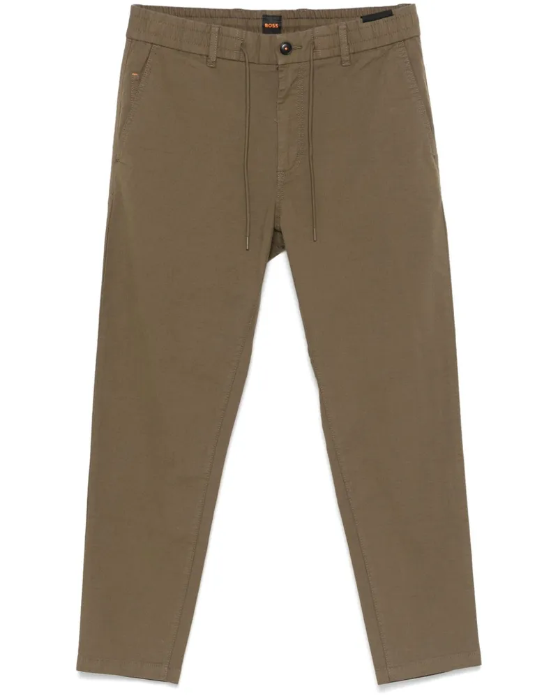 HUGO BOSS Hose mit Tapered-Bein - Grün Grün