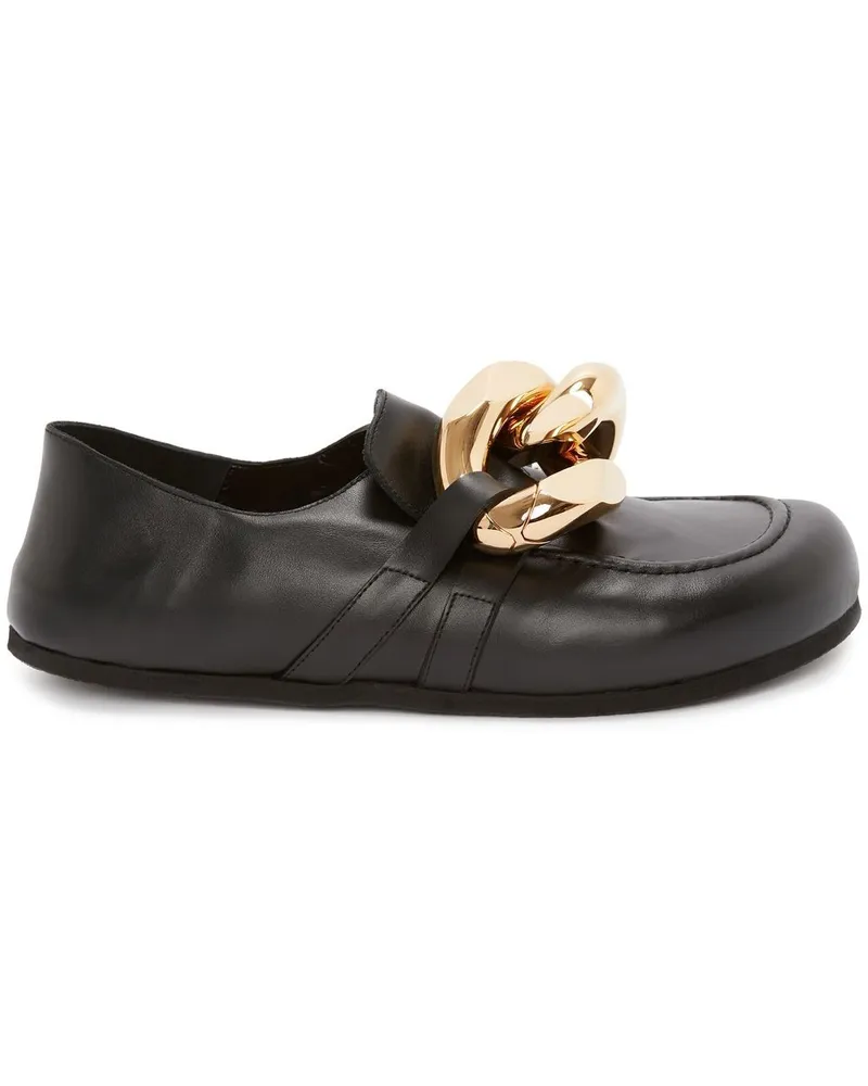 J.W.Anderson Loafer mit Zierkette - Schwarz Schwarz