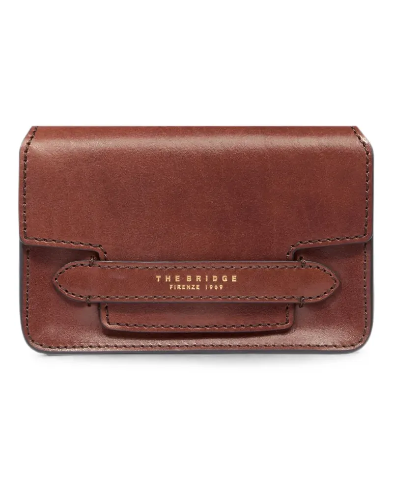 The Bridge leather chain-strap mini bag - Braun Braun