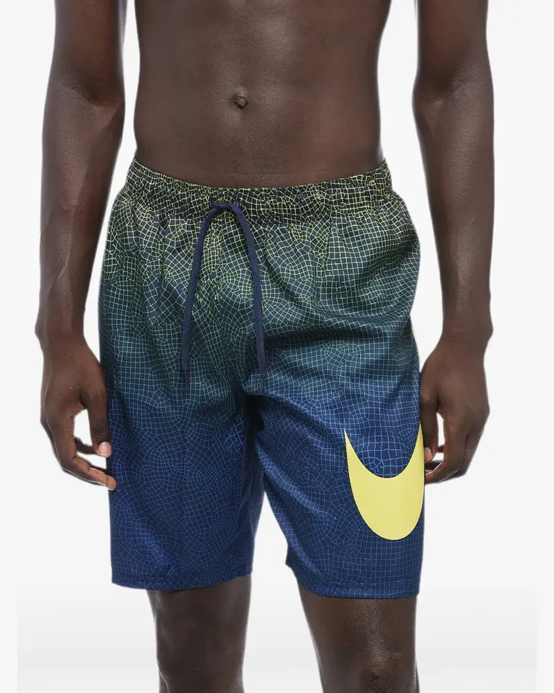 Nike Badeshorts mit Logo-Print - Blau Blau