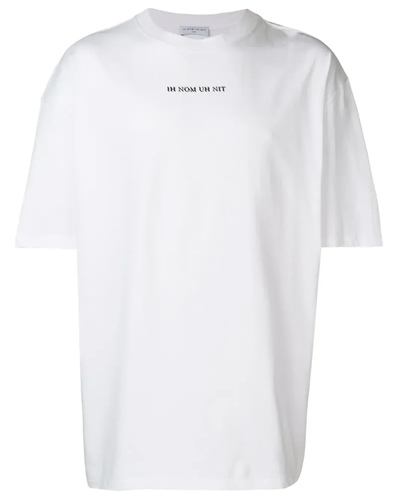 IH NOM UH NIT T-Shirt mit Logo-Print - Weiß Weiß