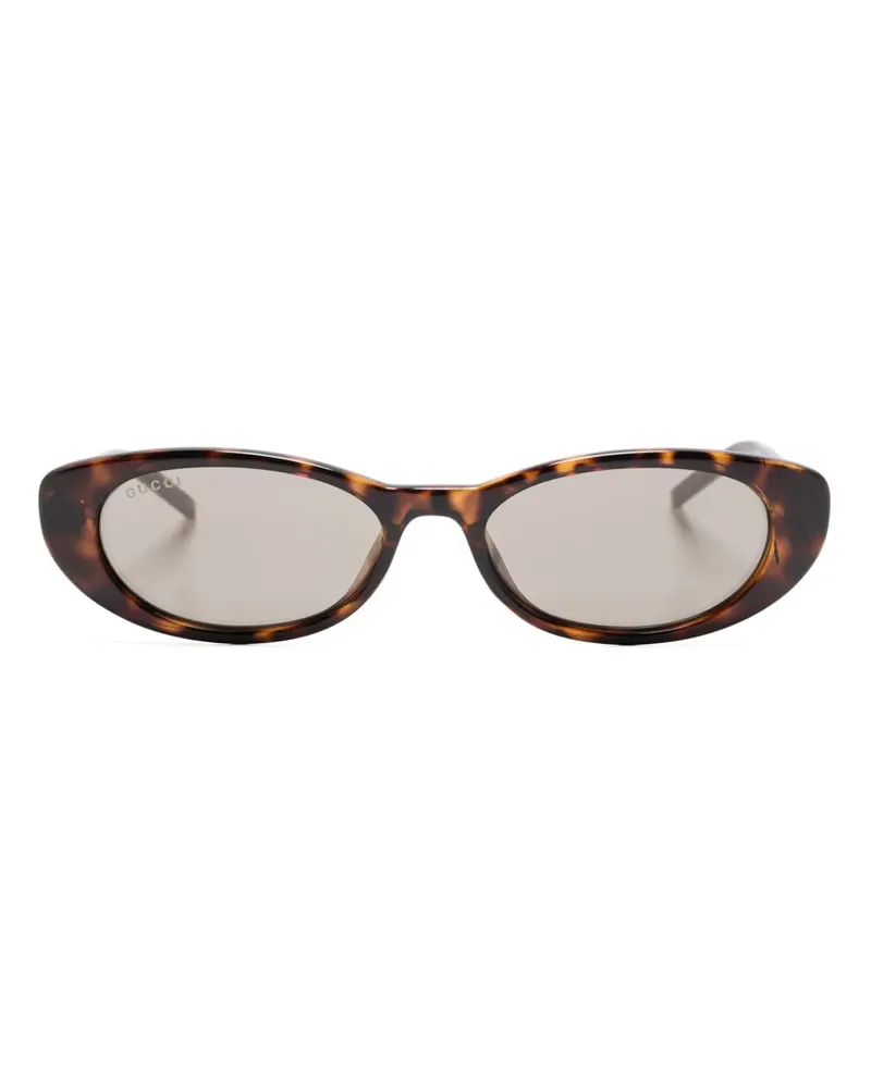 Gucci Sonnenbrille mit Cat-Eye-Gestell - Braun Braun