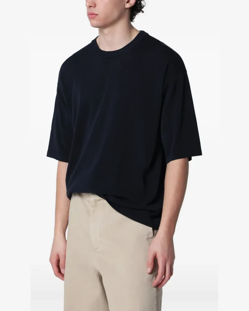 Roberto Collina jersey T-shirt - Blau Blau