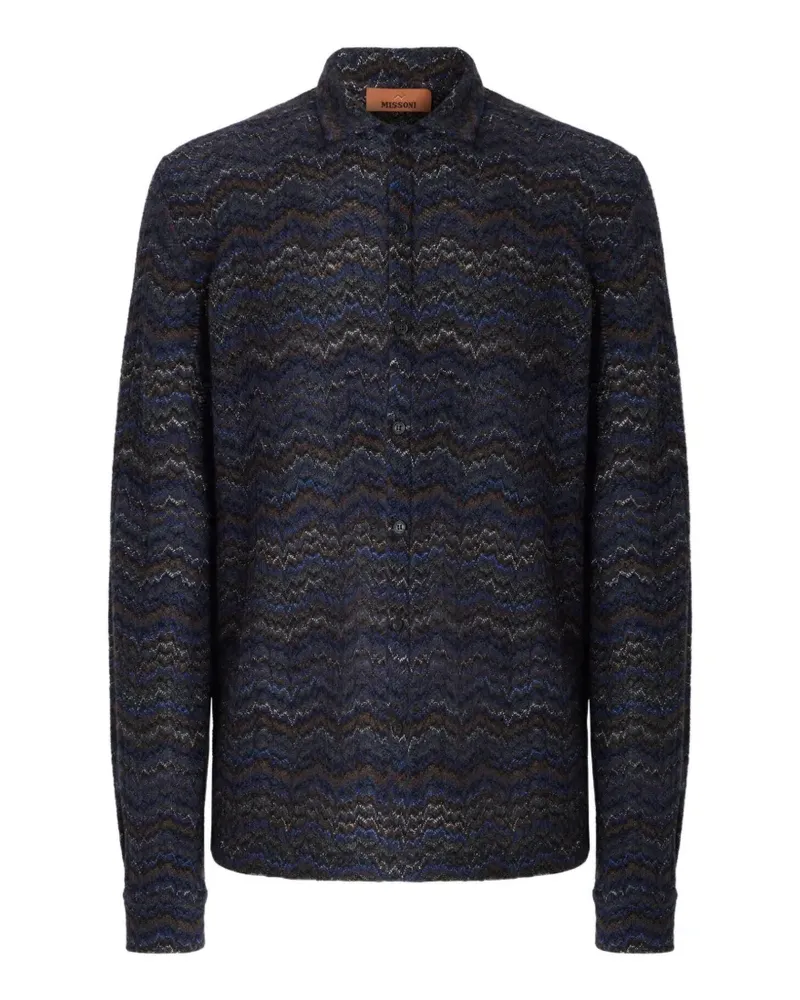 Missoni Hemd aus Kaschmir und Viskose - Blau Blau