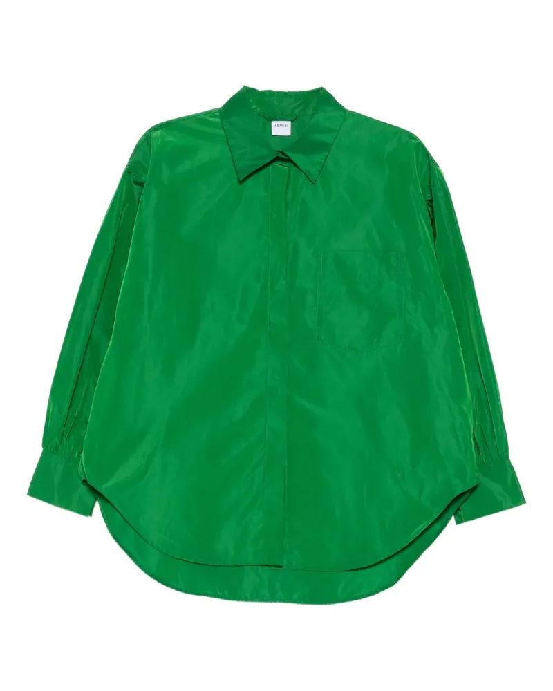 ASPESI Hemd mit Brusttaschen - Grün Grün