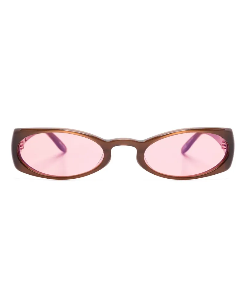 Henrik Vibskov Megan Sonnenbrille - Braun Braun
