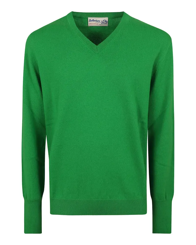 Ballantyne V-neck cashmere sweater - Grün Grün