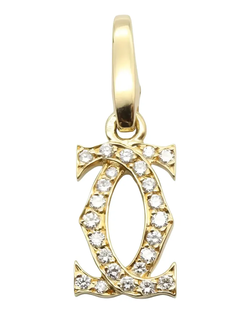 Cartier 2010s 18K yellow gold charm-diamond pendant Gold