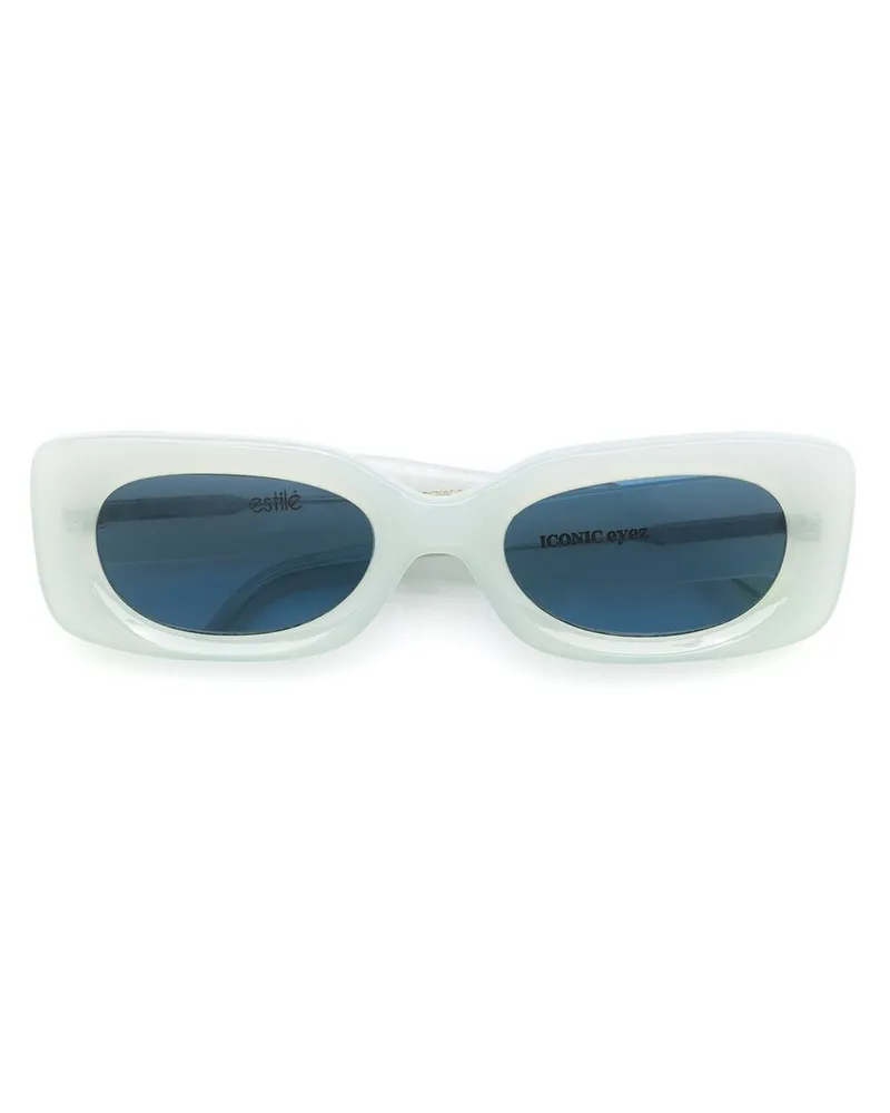 ESTILÉ Sonnenbrille mit eckigem Gestell Blau