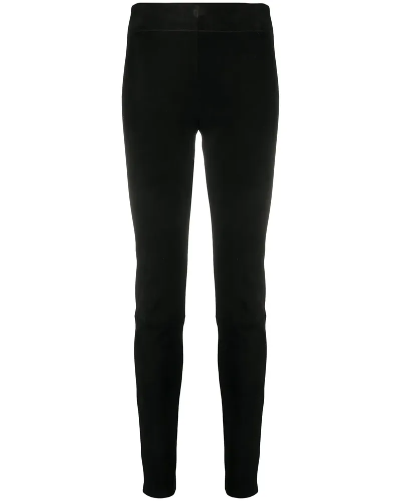 Jil Sander Schmale Hose - Schwarz Schwarz