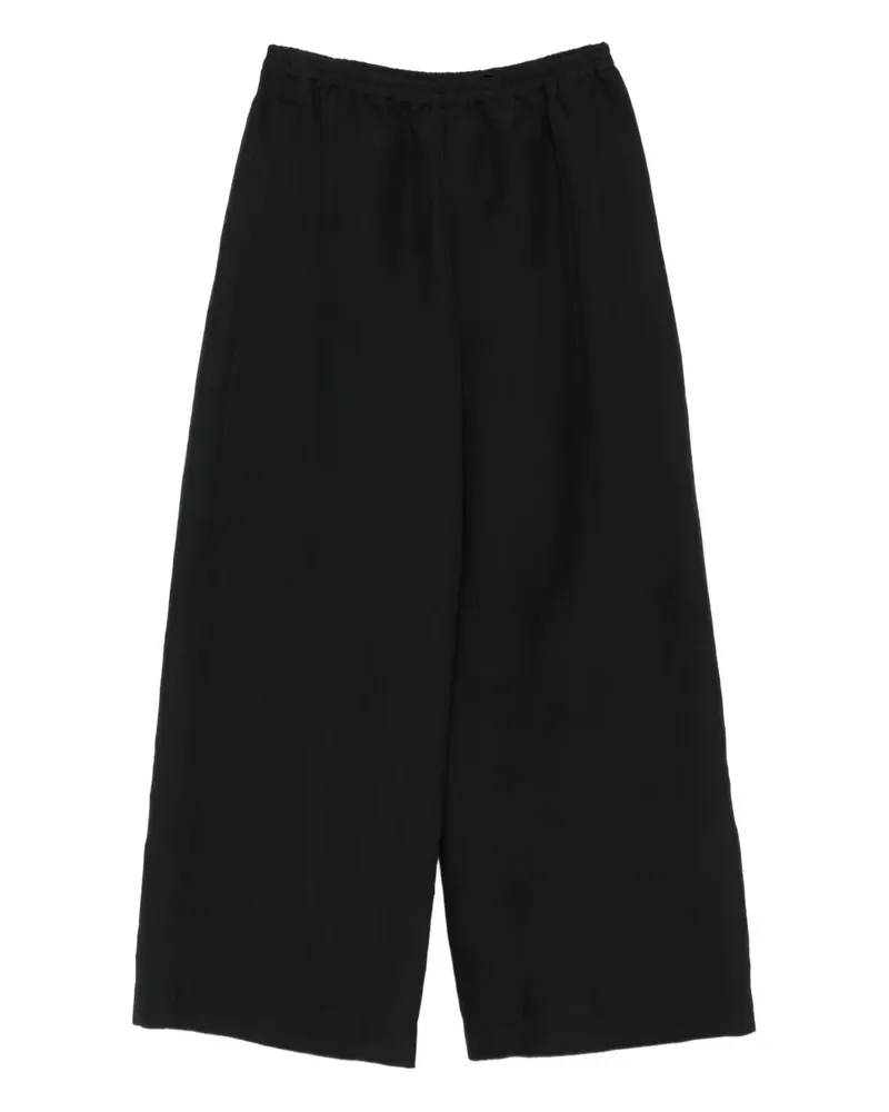 The Row Hose aus Seide - Schwarz Schwarz
