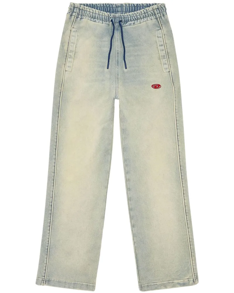 Diesel D-Martians Track Straight-Leg-Jeans - Blau Blau