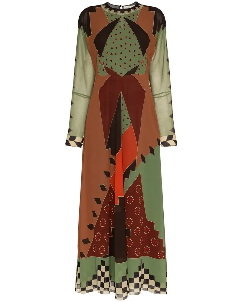 Etro Ausgestelltes Kleid - Braun Braun