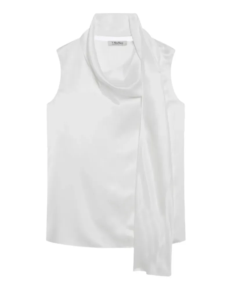 Max Mara cowl-neck blouse - Weiß Weiß