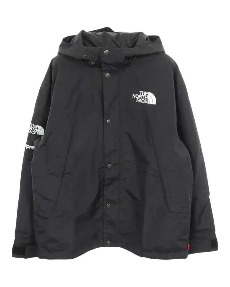 Supreme Being 2010s x The North Face Mountain Kapuzenjacke mit Totenkopf-Print - Schwarz Schwarz