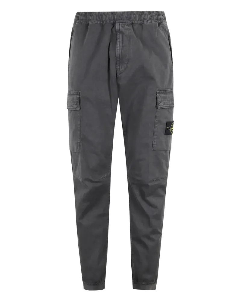 Stone Island Cargohose mit aufgesetzten Taschen - Grau Grau