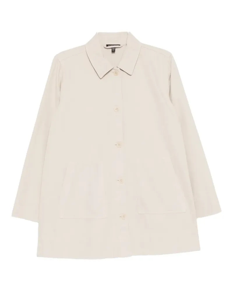 Eileen Fisher Mantel mit aufgesetzten Taschen - Nude Nude