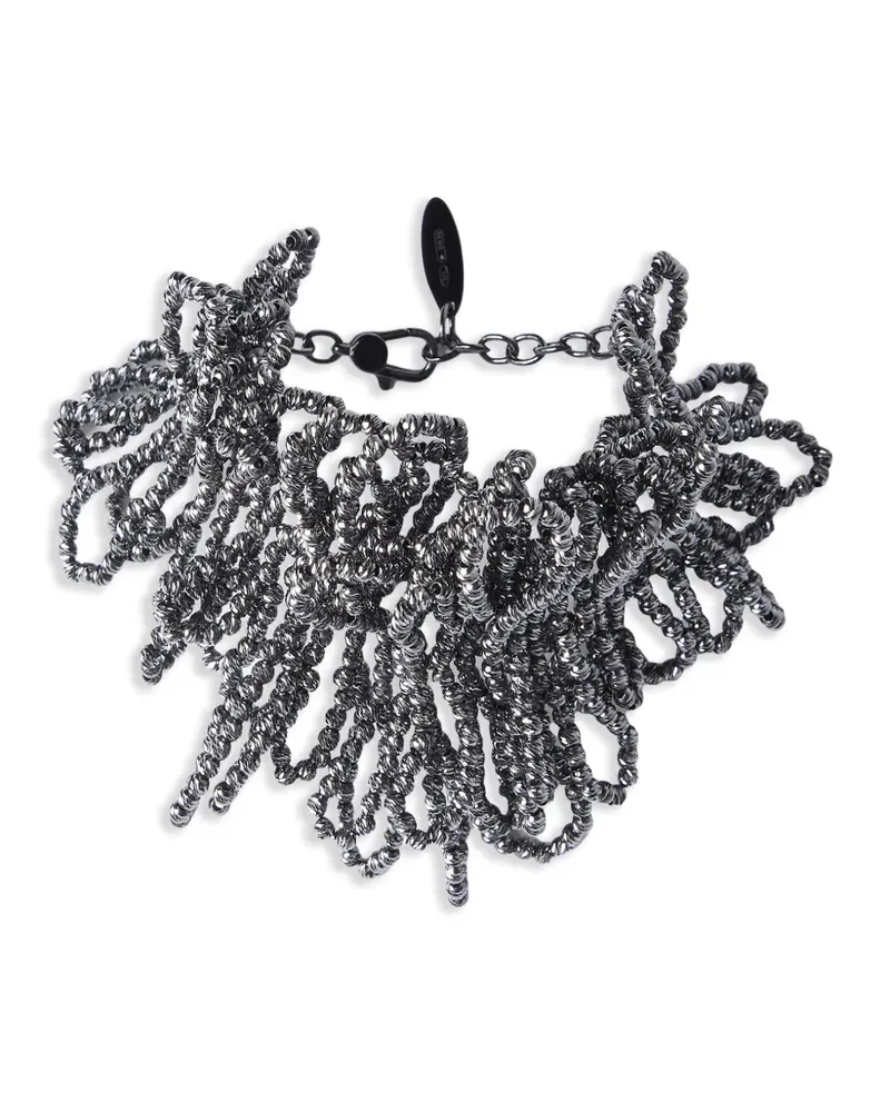 Brunello Cucinelli Armband mit verstellbarer Länge - Silber Silber