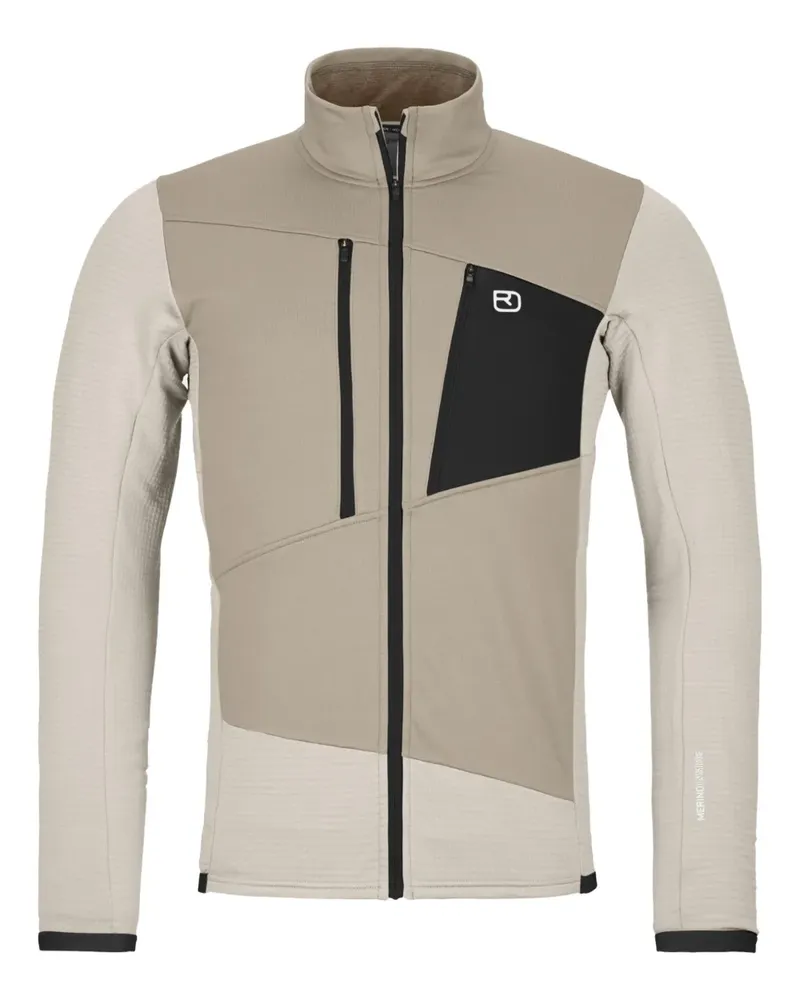 Ortovox Fleece Grid Jacke - Nude Nude