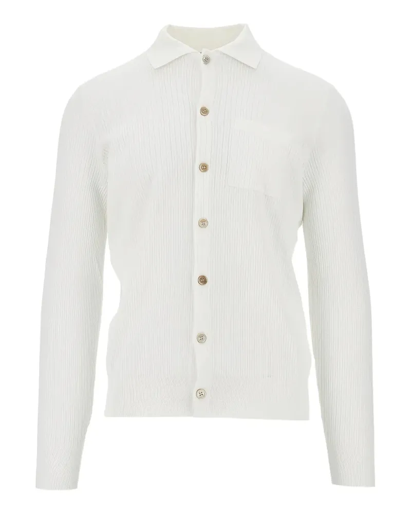 Brunello Cucinelli pocket cardigan - Weiß Weiß