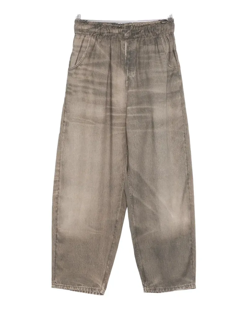 Deha elasticated-waist trousers - Grau Grau