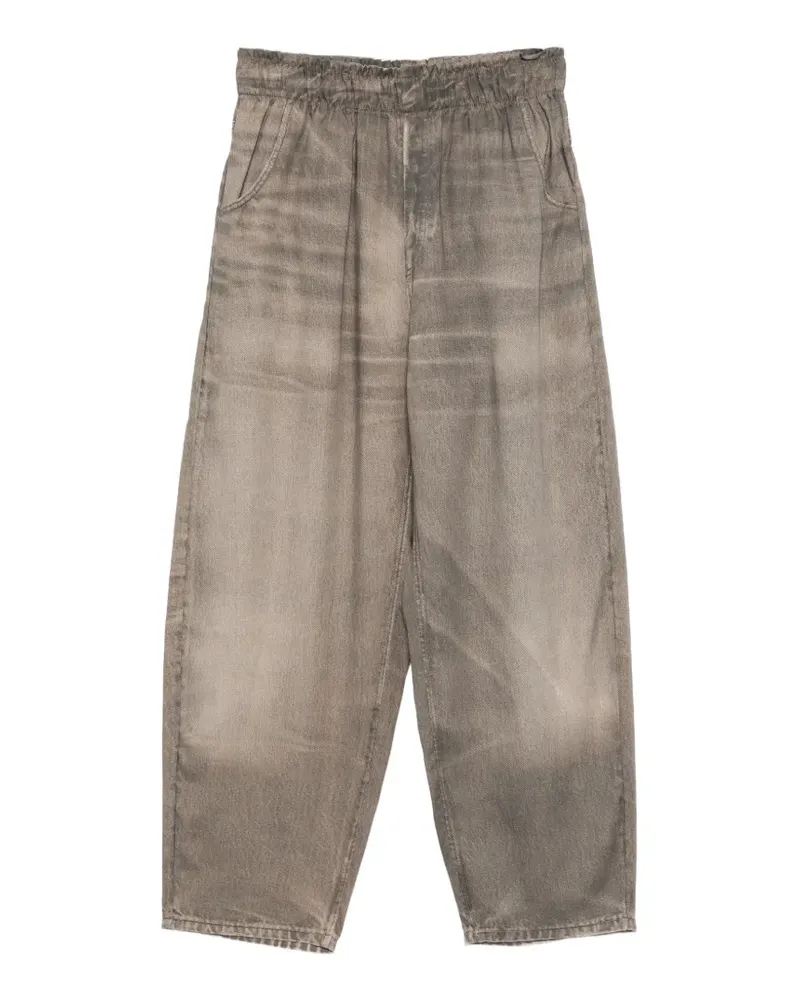 Deha Hose mit elastischem Bund - Grau Grau