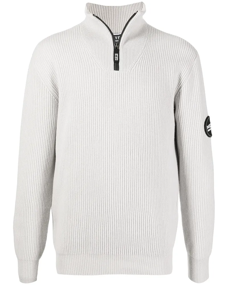 Giorgio Armani Pullover mit Reißverschluss - Weiß Weiß