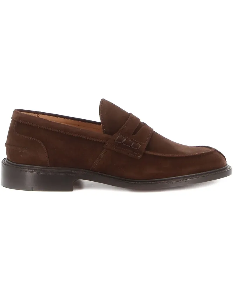 Tricker's Loafer aus Wildleder - Braun Braun