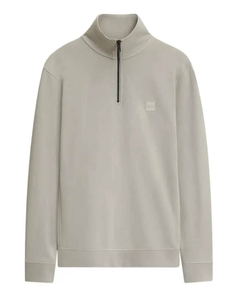 HUGO BOSS Sweatshirt mit Reißverschluss - Schwarz Schwarz