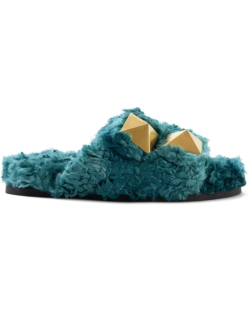 Valentino Garavani Sandalen mit pyramidenförmigen Nieten - Blau Blau