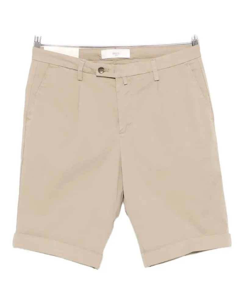 Briglia 1949 pleated turn-up shorts - Nude Nude
