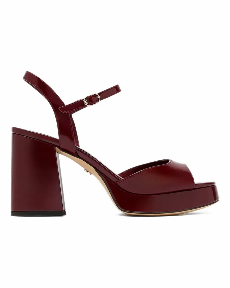 Sam Edelman Fleur platform patent leather sandals - Rot Rot