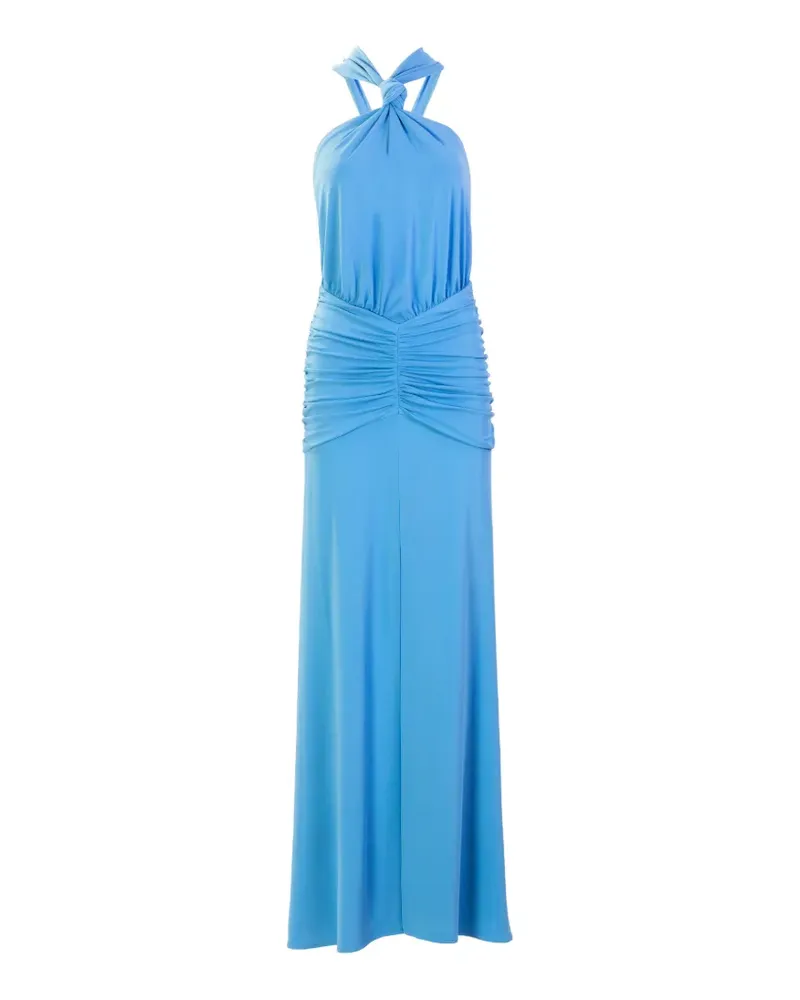 Silvia Tcherassi Jedda knotted maxi dress - Blau Blau