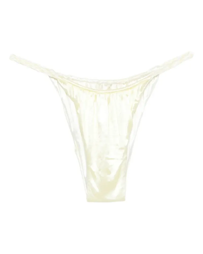 Isa Boulder twist strap bikini bottom - Nude Nude