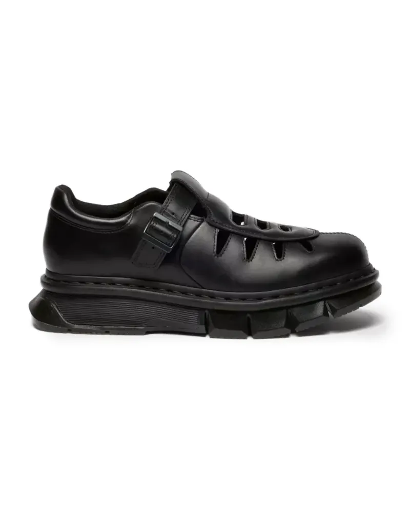 Dr.Martens QUBIST Fisherman buckle-fastening cut-out shoes - Schwarz Schwarz