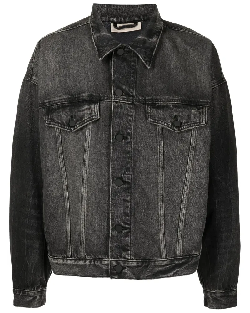 Fear of God Kastige Jeansjacke - Grau Grau