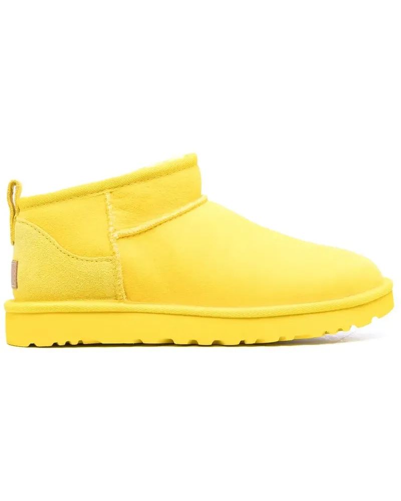 UGG Ultra Mini Stiefeletten - Gelb Gelb