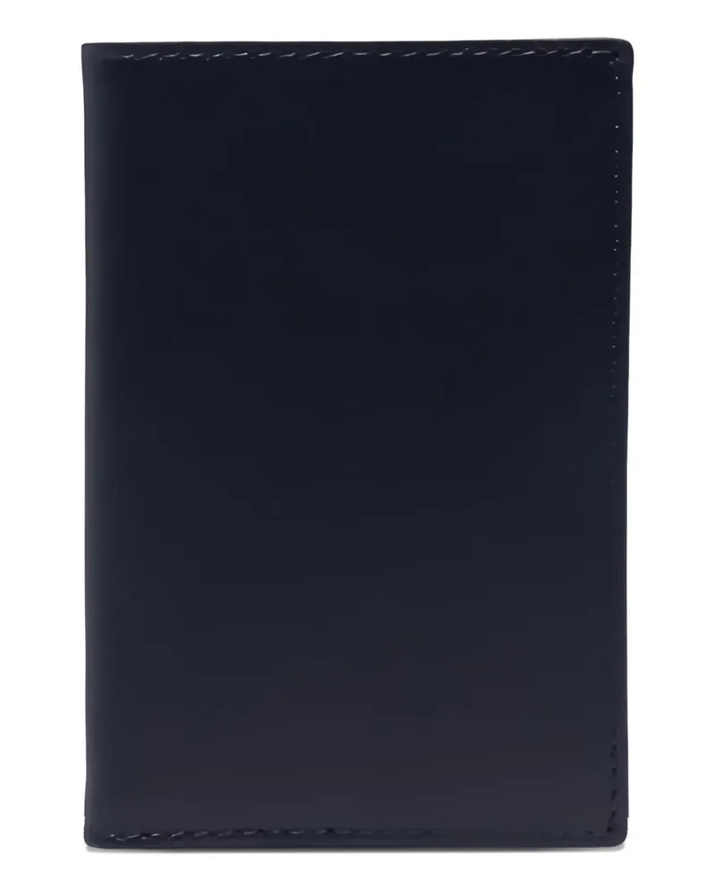 Comme des Garçons Portemonnaie mit Logo-Stempel - Blau Blau